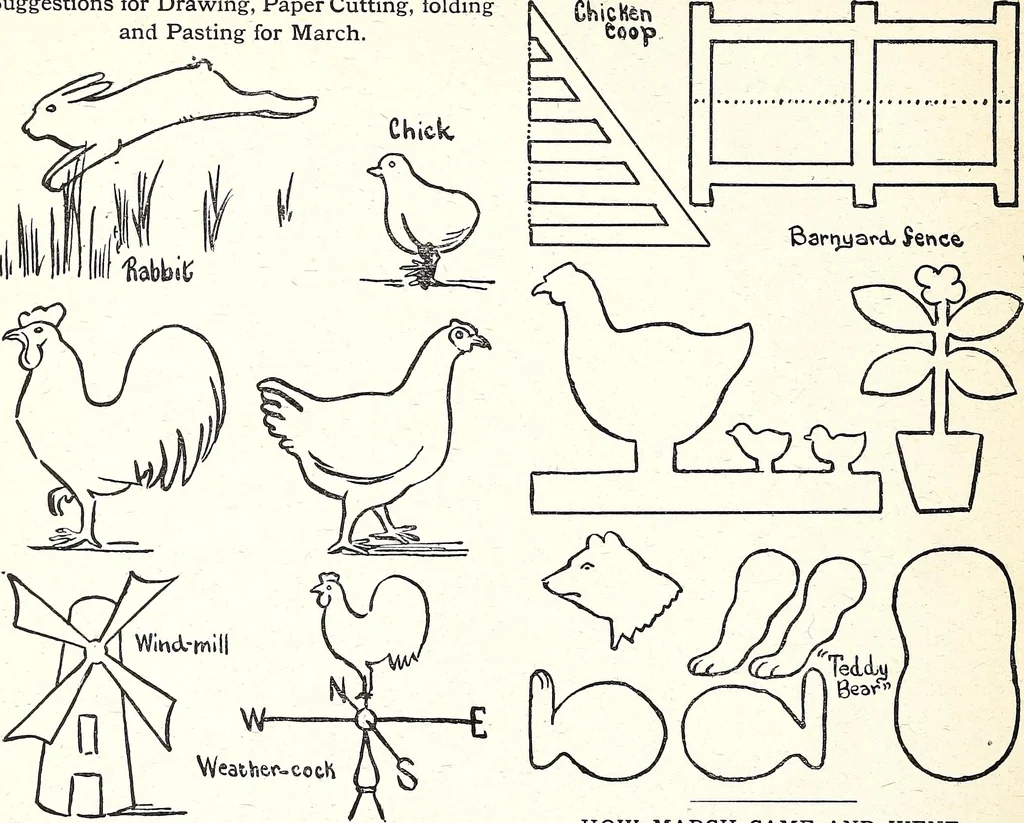 An illustration from The Kindergarten-Primary Magazine, 1912, leaf 249