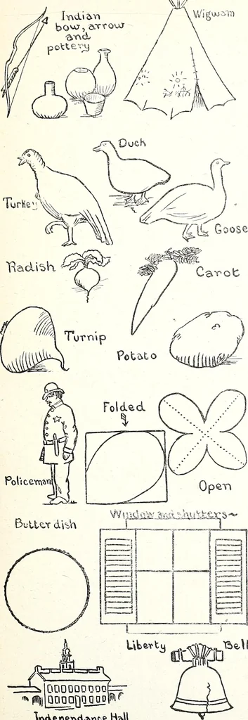 An illustration from The Kindergarten-Primary Magazine, 1912, leaf 292