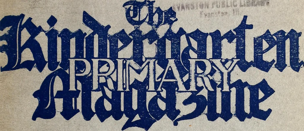 An illustration from The Kindergarten-Primary Magazine, 1912, leaf 336