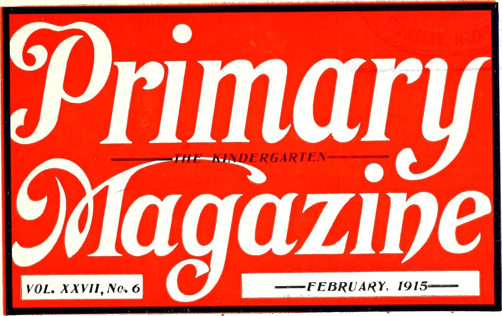 An illustration from The Kindergarten-Primary Magazine, 1914, leaf 176