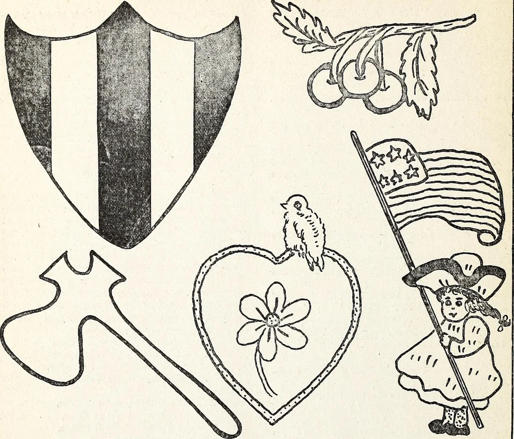 An illustration from The Kindergarten-Primary Magazine, 1914, leaf 203