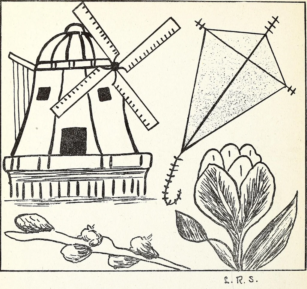 An illustration from The Kindergarten-Primary Magazine, 1914, leaf 253