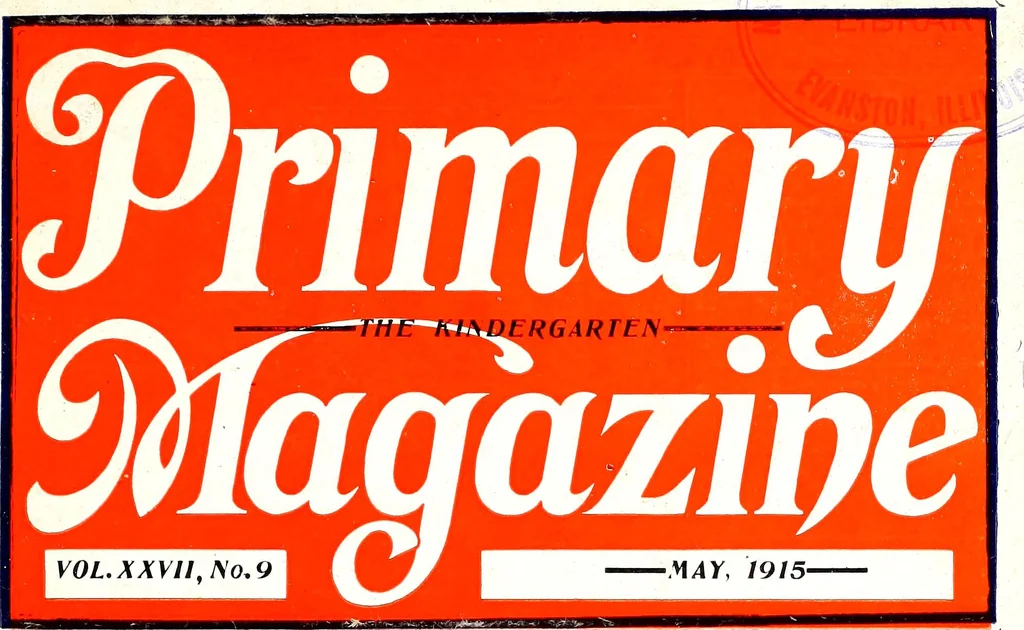 An illustration from The Kindergarten-Primary Magazine, 1914, leaf 306