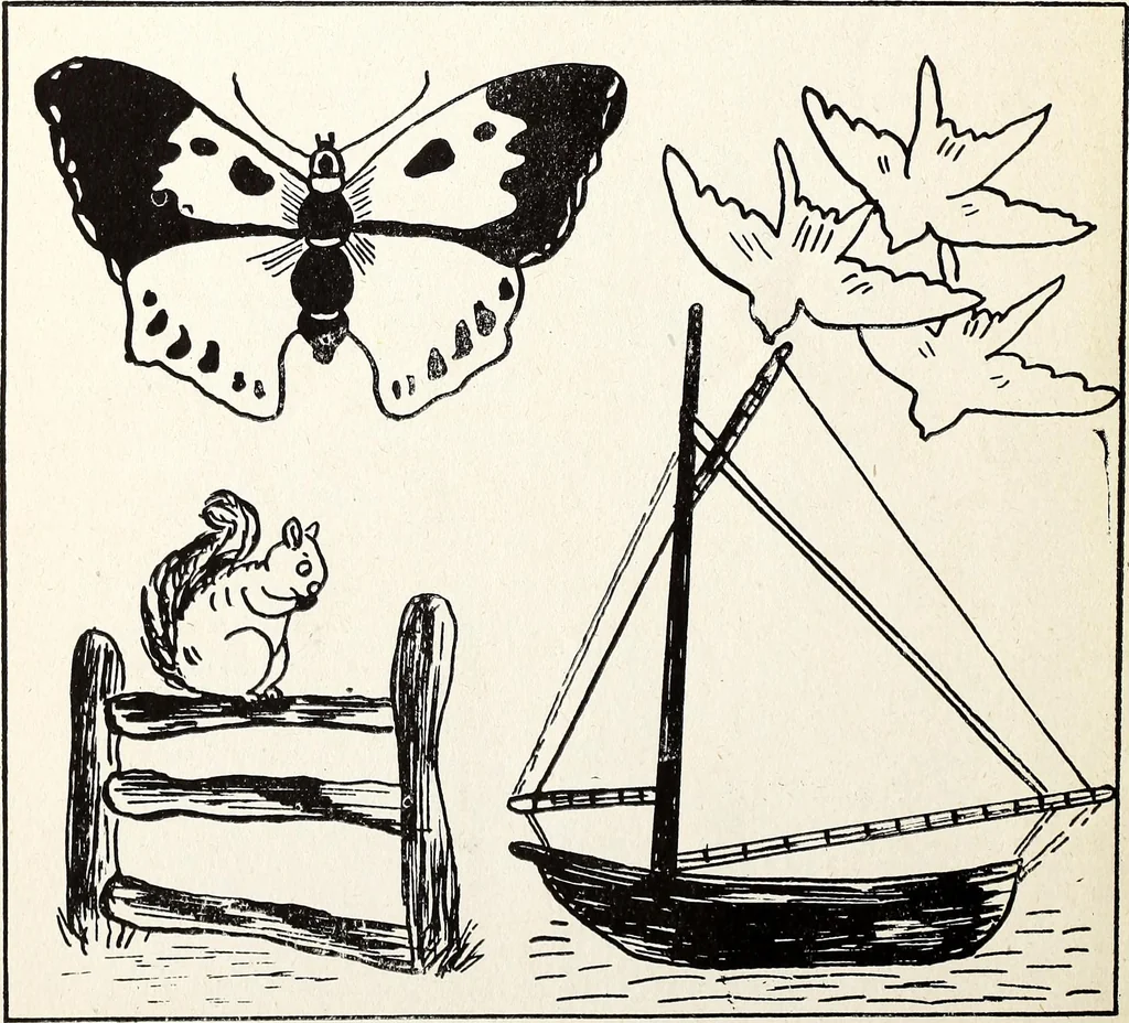 An illustration from The Kindergarten-Primary Magazine, 1914, leaf 343