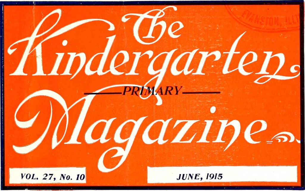 An illustration from The Kindergarten-Primary Magazine, 1914, leaf 350