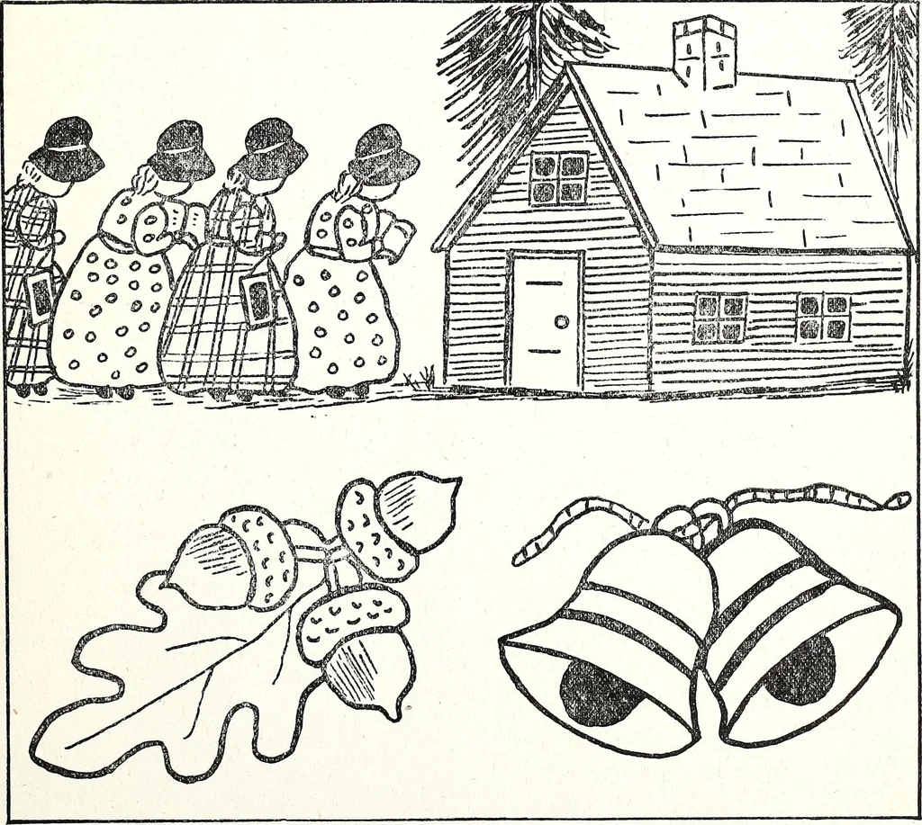 An illustration from The Kindergarten-Primary Magazine, 1914, leaf 36