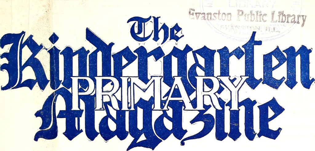An illustration from The Kindergarten-Primary Magazine, 1914, leaf 44