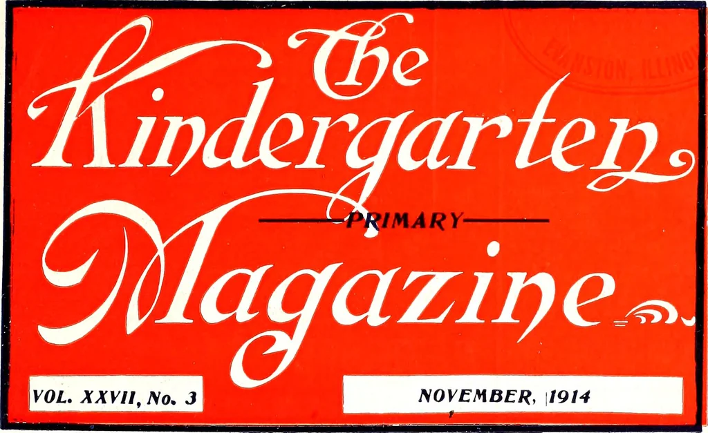 An illustration from The Kindergarten-Primary Magazine, 1914, leaf 88