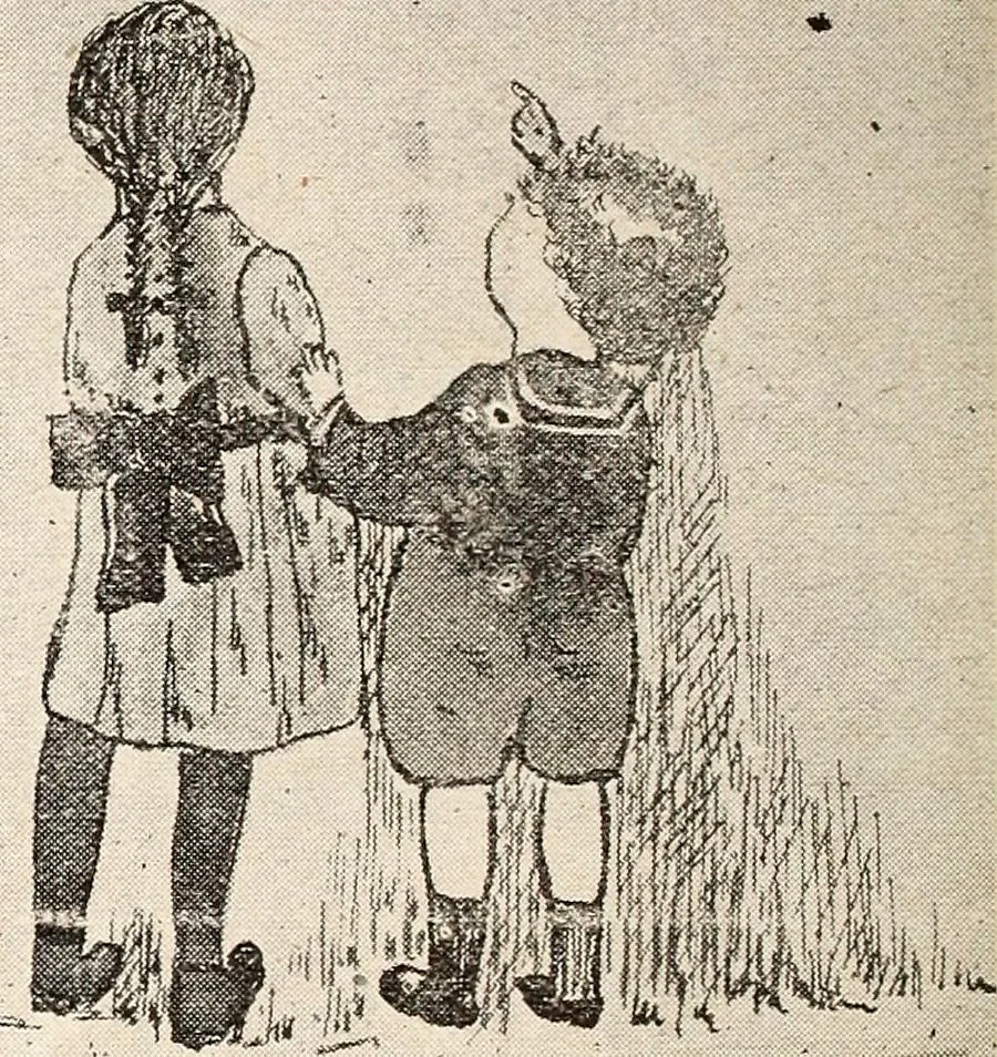 An illustration from The Kindergarten-Primary Magazine, 1915, leaf 127