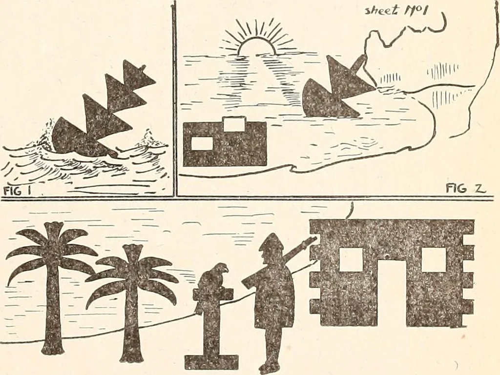 An illustration from The Kindergarten-Primary Magazine, 1915, leaf 198