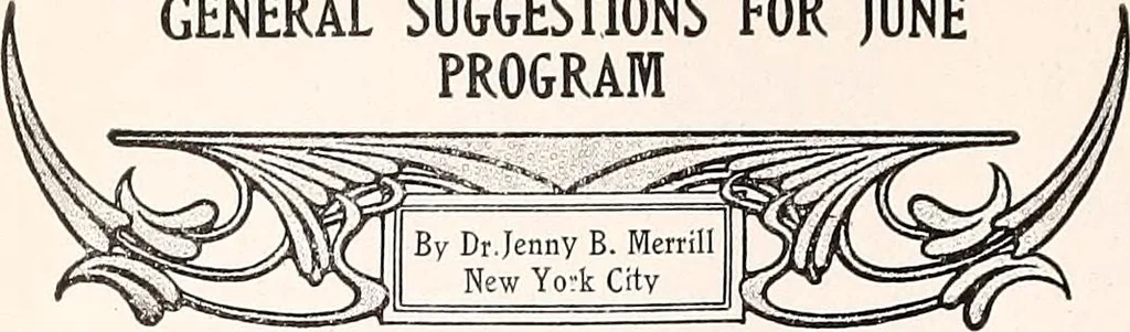 An illustration from The Kindergarten-Primary Magazine, 1915, leaf 303