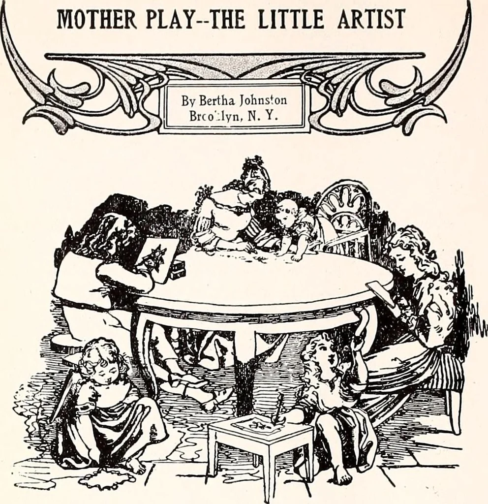 An illustration from The Kindergarten-Primary Magazine, 1915, leaf 309