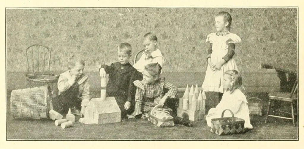 An illustration from Kindergarten review, 1891, leaf 280