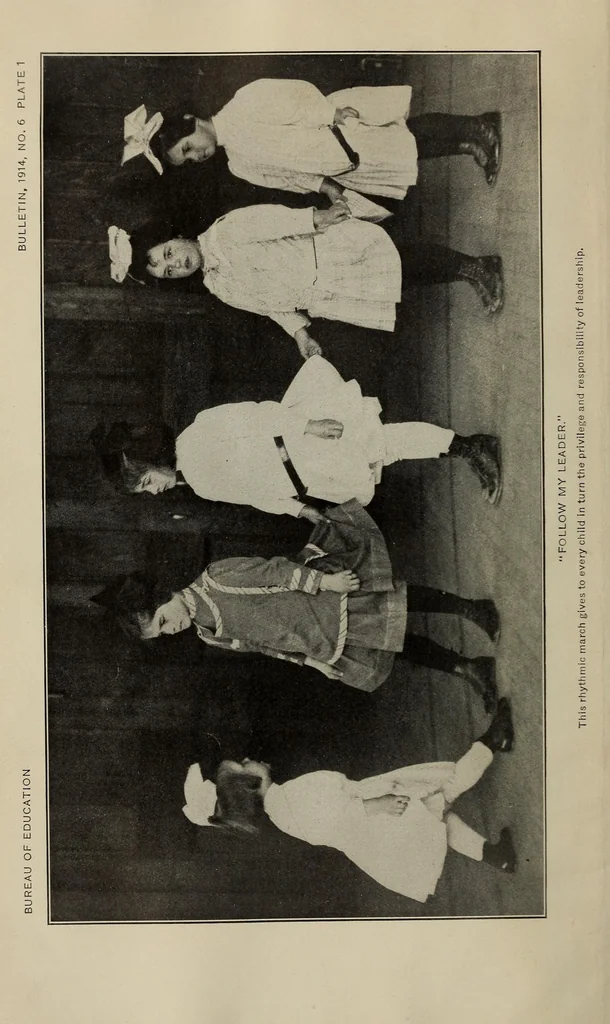 An illustration from Kindergartens in the United States, 1914, leaf 10