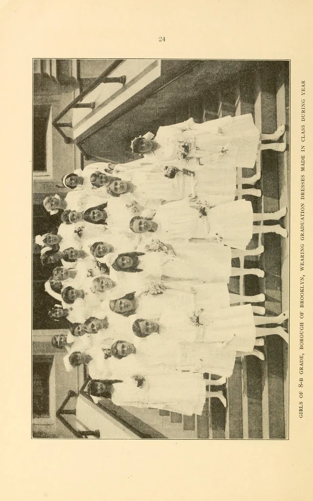 An illustration from Kindergartens, music, sewing, cooking, modern languages in elementary schools, 1916, leaf 26