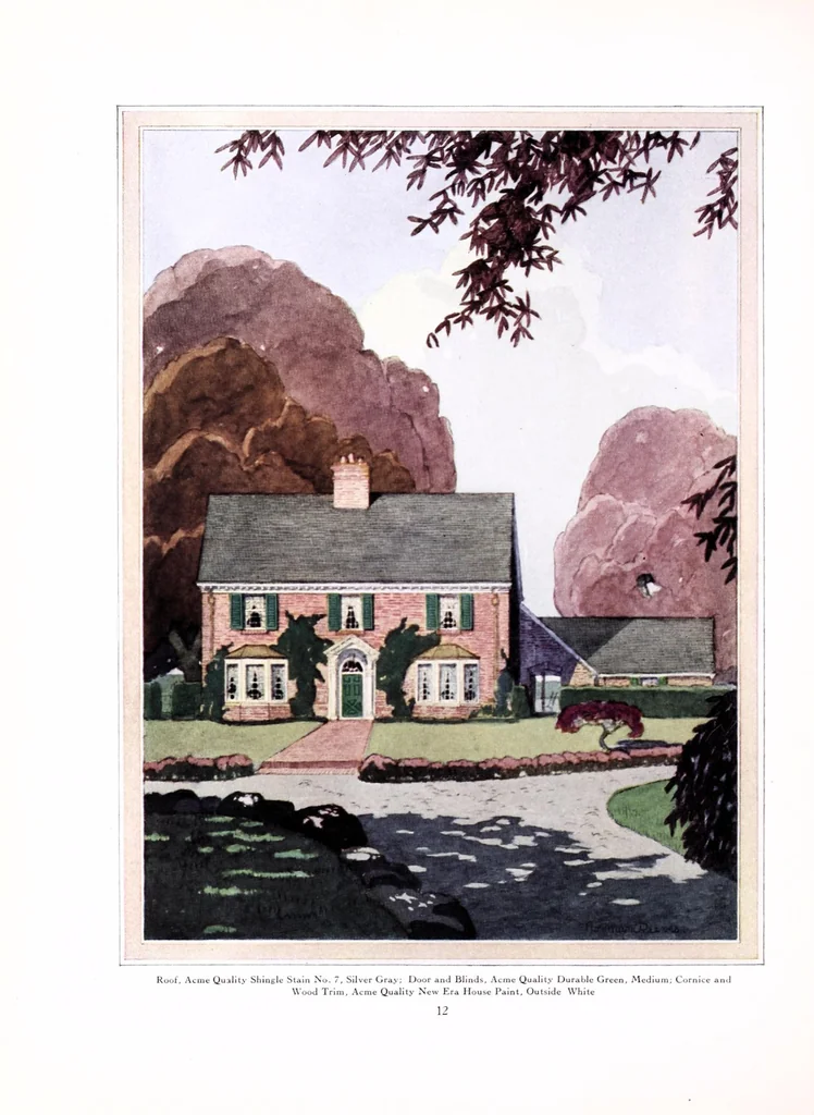 An illustration from King color rules the home., 1928, leaf 16