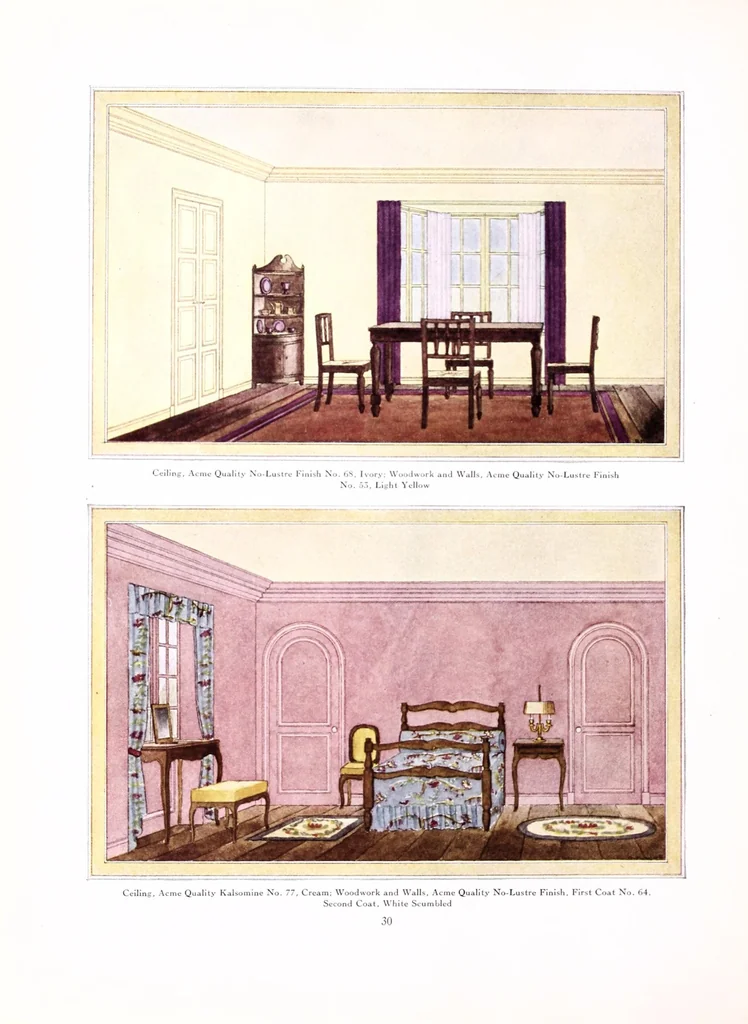 An illustration from King color rules the home., 1928, leaf 34