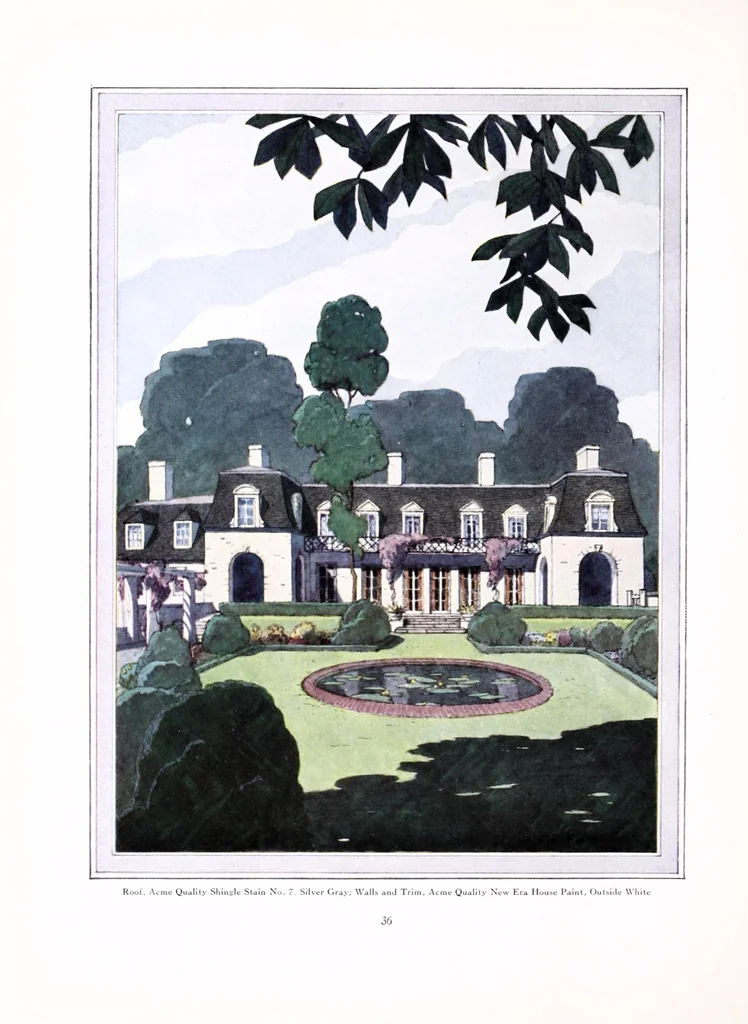 An illustration from King color rules the home., 1928, leaf 40