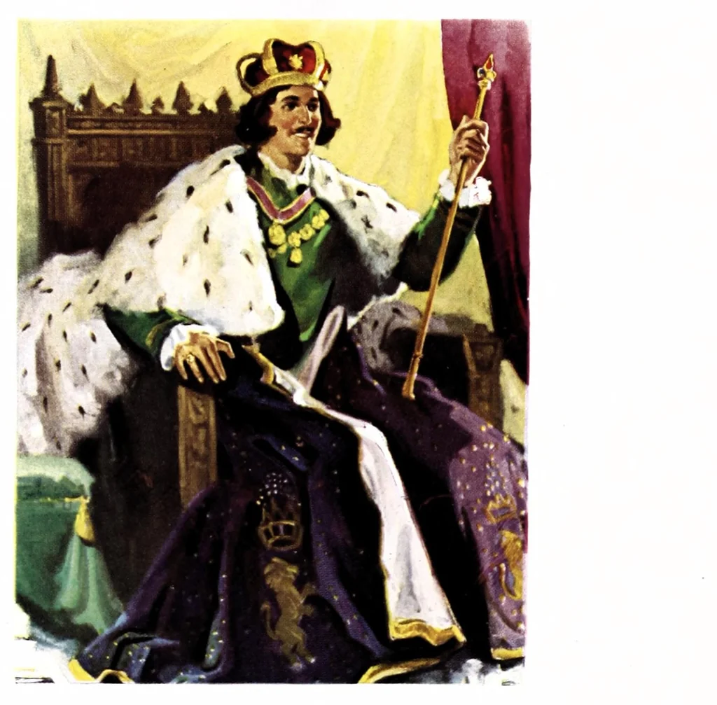 An illustration from King color rules the home., 1928, leaf 6