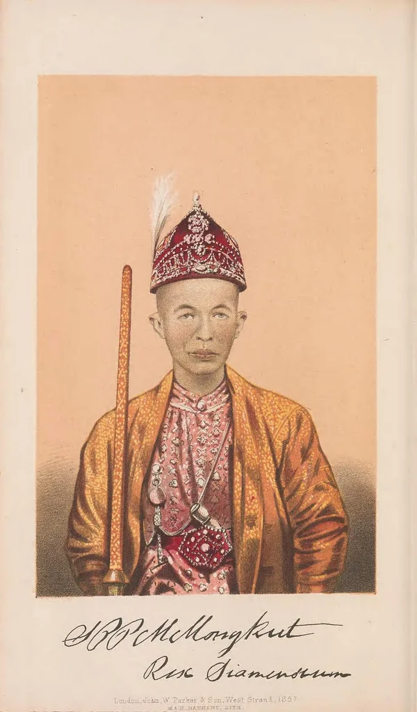 An illustration from The kingdom and people of Siam : with a narrative of the mission to that country in 1855, 1857, leaf 6