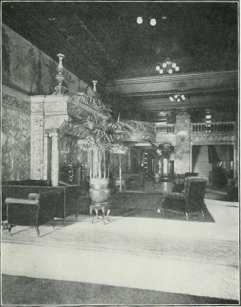 An illustration from King Edward Hotel guests' book, 1906, leaf 10