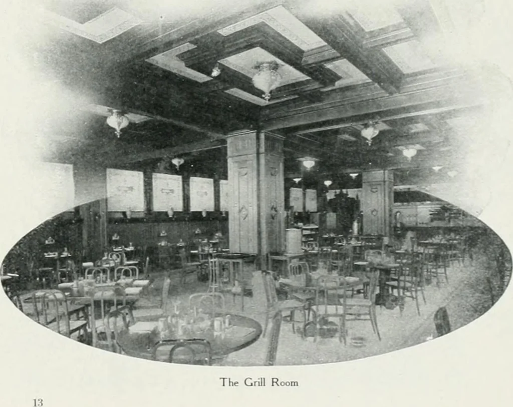 An illustration from King Edward Hotel guests' book, 1906, leaf 16