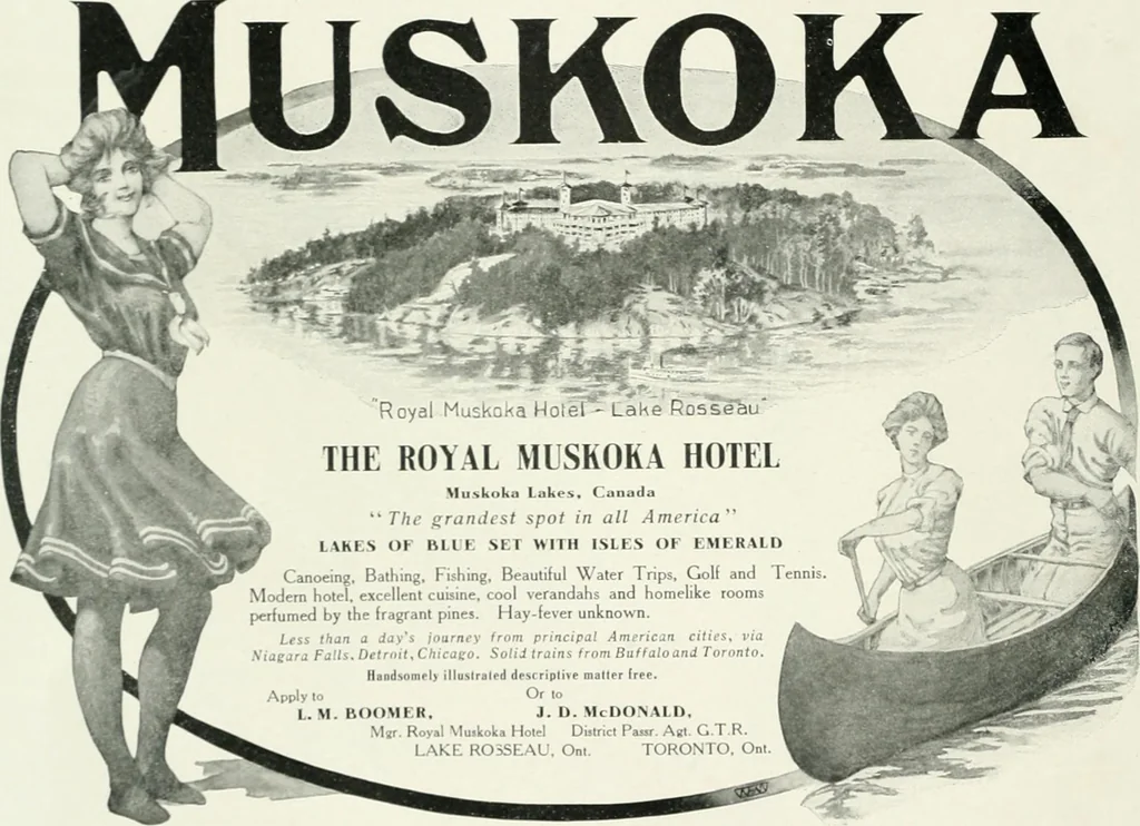 An illustration from King Edward Hotel guests' book, 1906, leaf 23