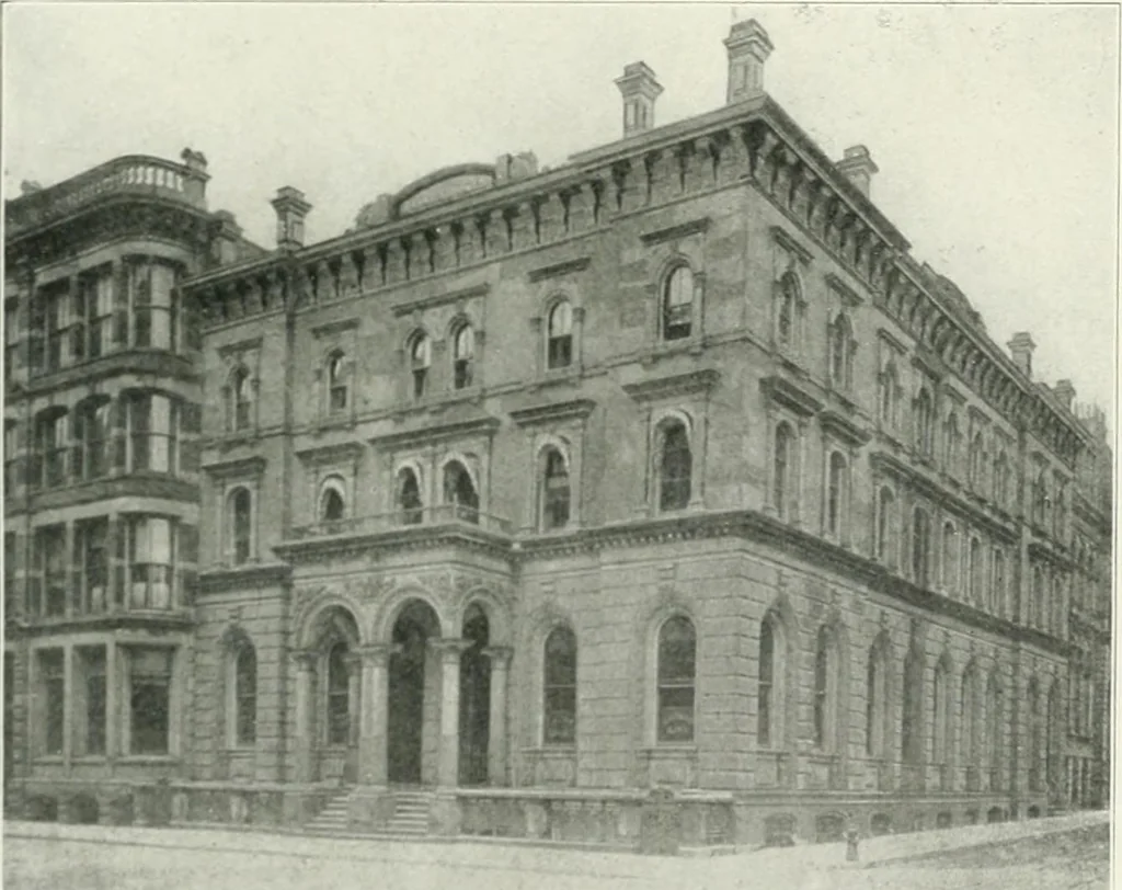 An illustration from King Edward Hotel guests' book, 1906, leaf 25
