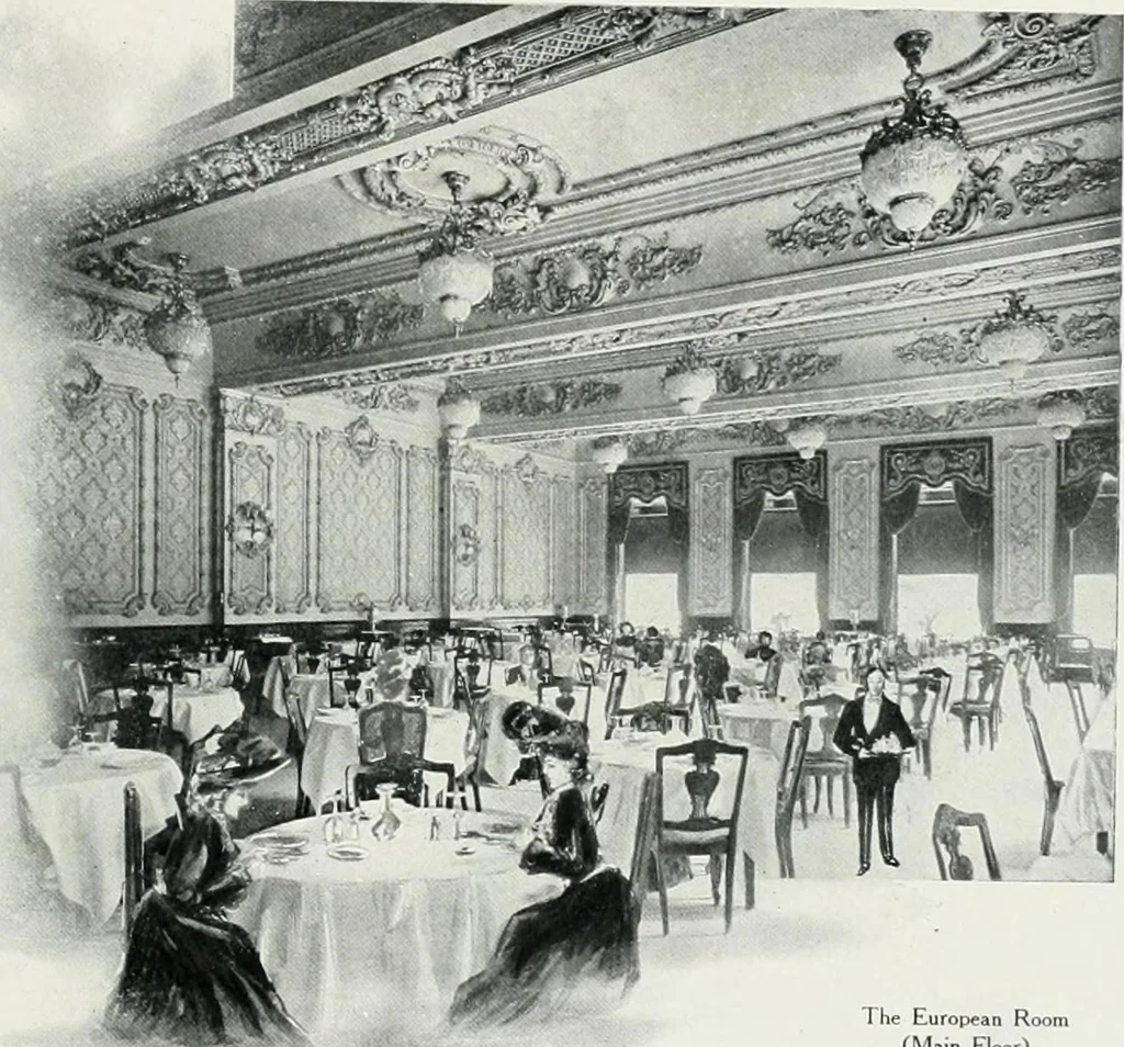 An illustration from King Edward Hotel guests' book, 1906, leaf 30