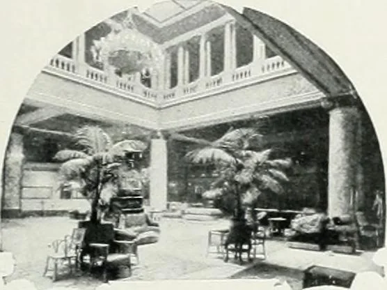An illustration from King Edward Hotel guests' book, 1906, leaf 34