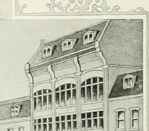 An illustration from King Edward Hotel guests' book, 1906, leaf 35
