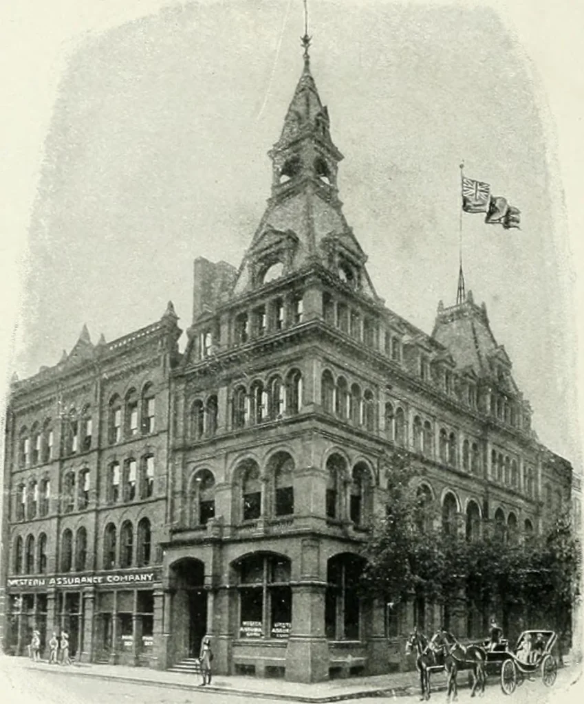 An illustration from King Edward Hotel guests' book, 1906, leaf 45