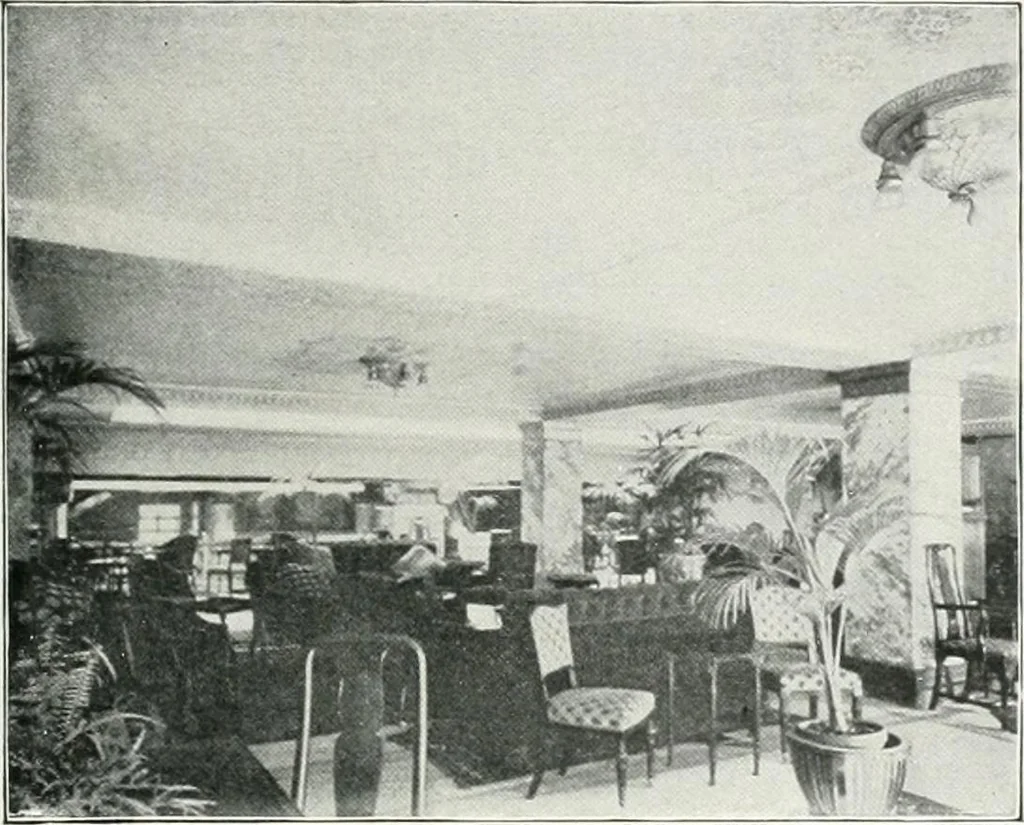 An illustration from King Edward Hotel guests' book, 1906, leaf 62