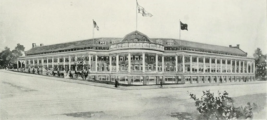 An illustration from King Edward Hotel guests' book, 1906, leaf 68