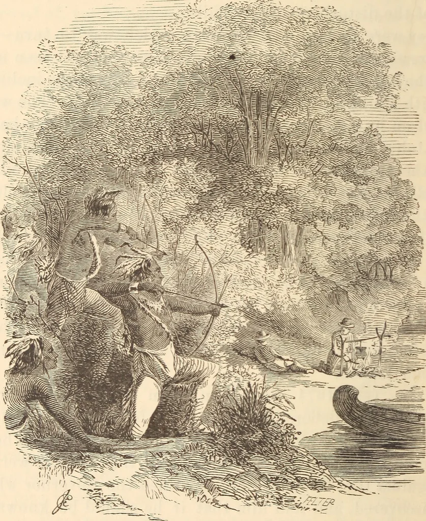 An illustration from King Philip's war, and Witchcraft in New England, 1890, leaf 19