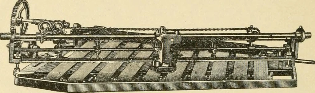 An illustration from Kinks for wool carders and spinners, 1907, leaf 101