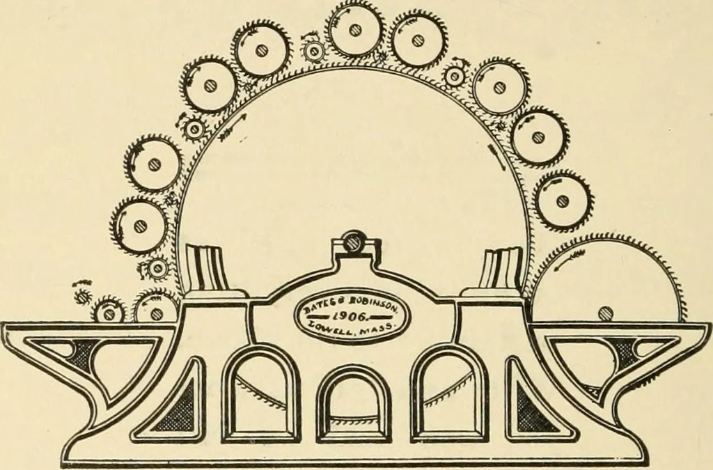 An illustration from Kinks for wool carders and spinners, 1907, leaf 99