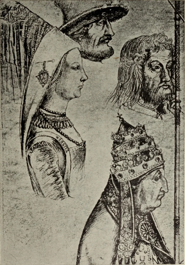 An illustration from Kirchliche Kunst im alten Augsburg, 1900, leaf 104