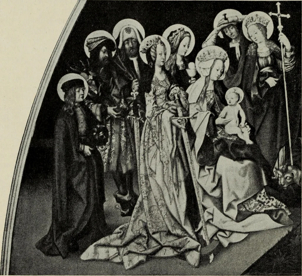 An illustration from Kirchliche Kunst im alten Augsburg, 1900, leaf 157