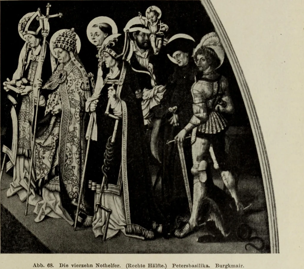 An illustration from Kirchliche Kunst im alten Augsburg, 1900, leaf 158