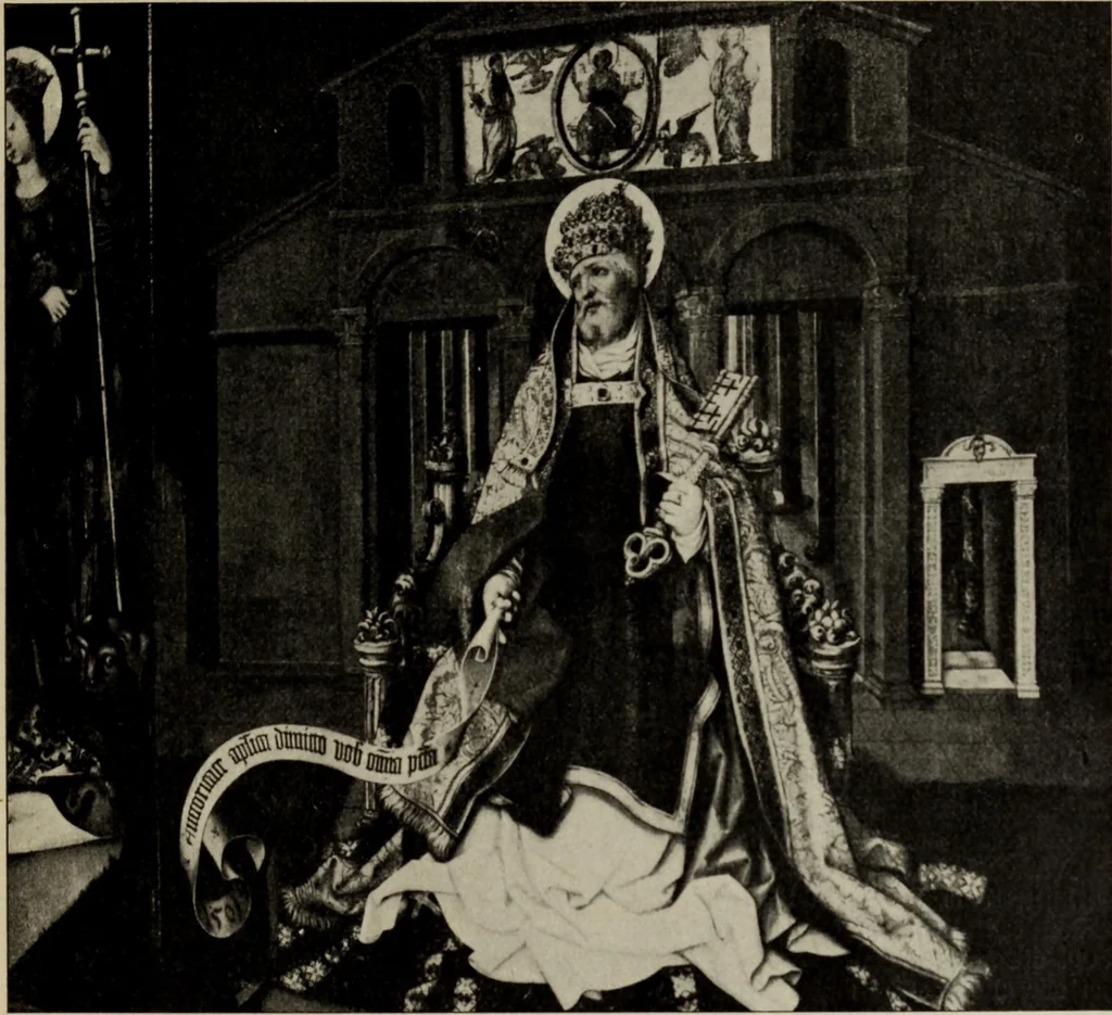An illustration from Kirchliche Kunst im alten Augsburg, 1900, leaf 16