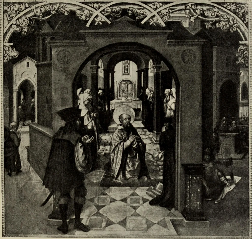 An illustration from Kirchliche Kunst im alten Augsburg, 1900, leaf 190