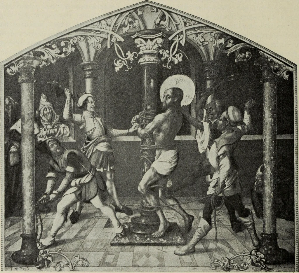 An illustration from Kirchliche Kunst im alten Augsburg, 1900, leaf 203