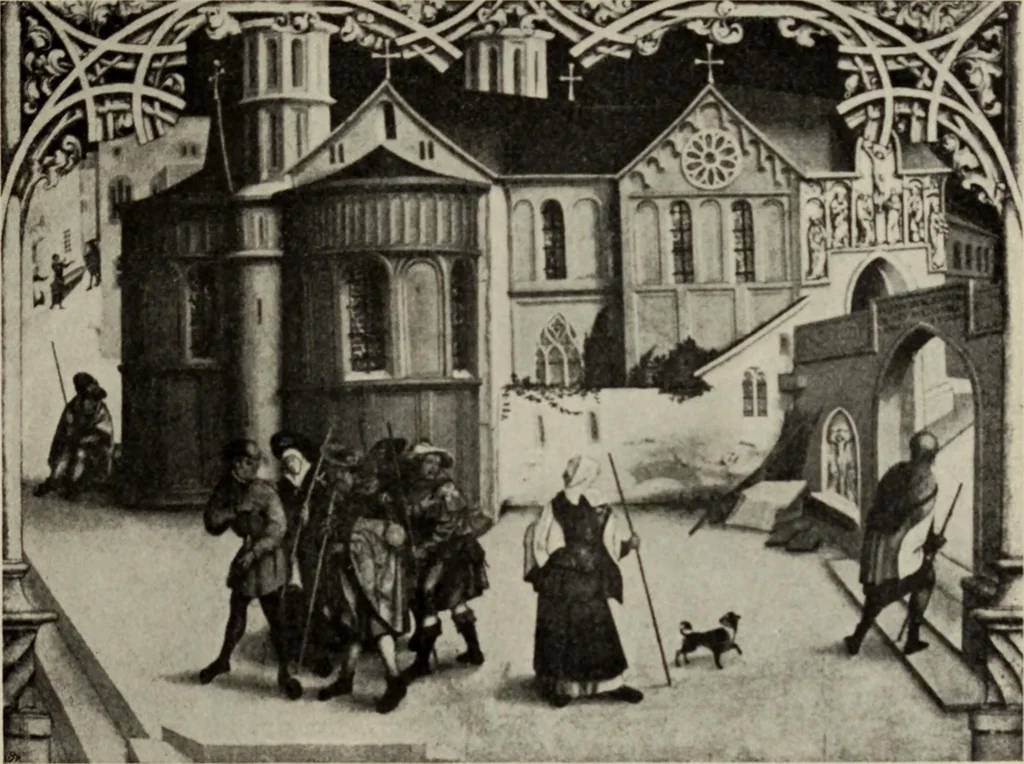 An illustration from Kirchliche Kunst im alten Augsburg, 1900, leaf 206