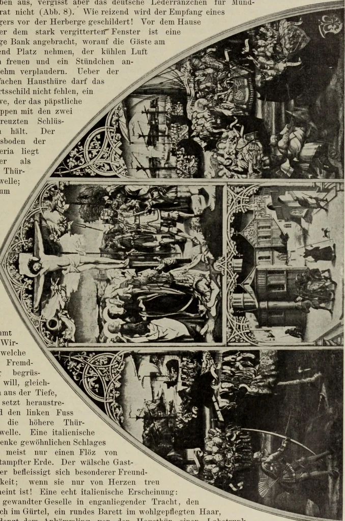 An illustration from Kirchliche Kunst im alten Augsburg, 1900, leaf 208