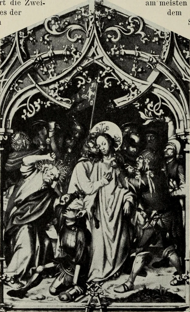 An illustration from Kirchliche Kunst im alten Augsburg, 1900, leaf 45