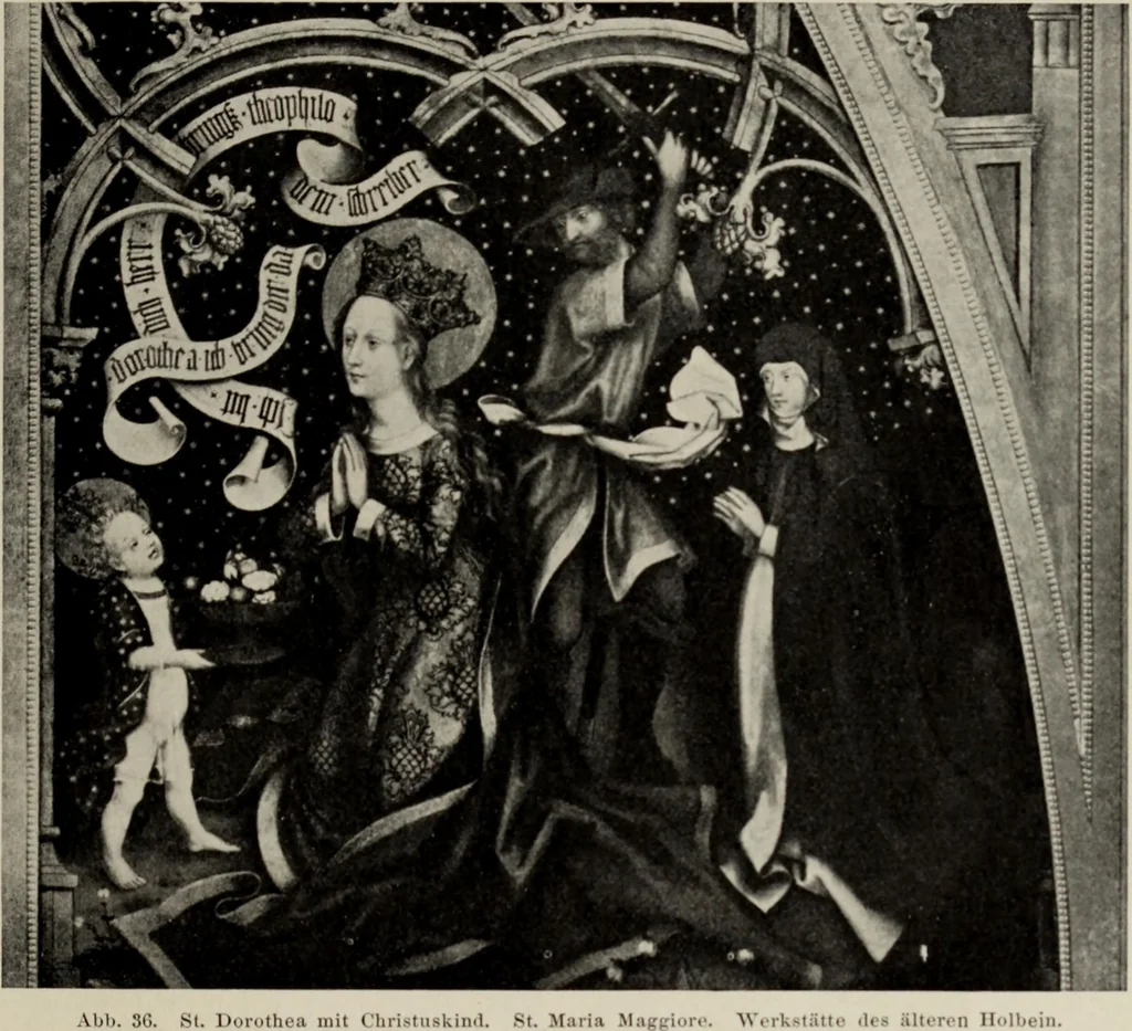 An illustration from Kirchliche Kunst im alten Augsburg, 1900, leaf 72