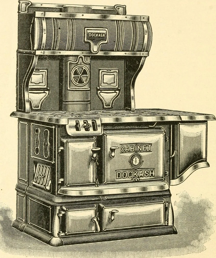 An illustration from The kitchen fire and how to run it. A manual for the housewife showing how to save coal, gas, labor and health, 1912, leaf 35