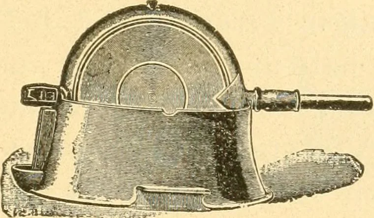 An illustration from The kitchen fire and how to run it. A manual for the housewife showing how to save coal, gas, labor and health, 1912, leaf 96