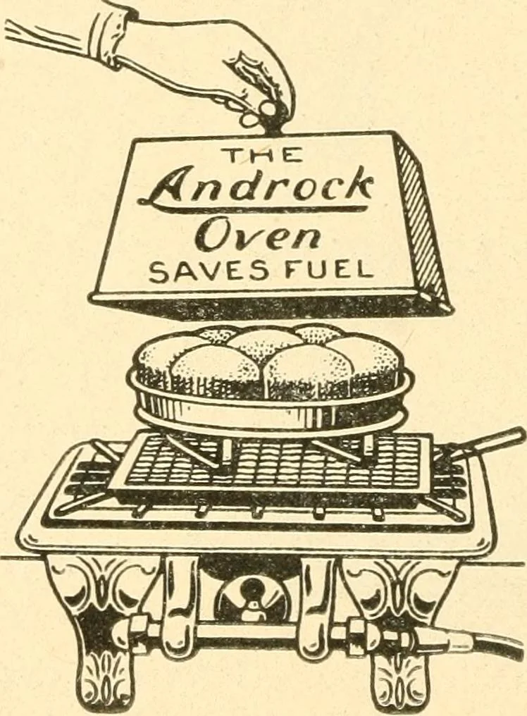 An illustration from The kitchen fire and how to run it. A manual for the housewife showing how to save coal, gas, labor and health, 1912, leaf 99